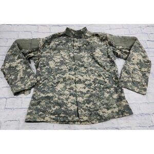 Military Digital Camo Shirt MENS L REG Army Combat Coat Insect Repel Pinebelt